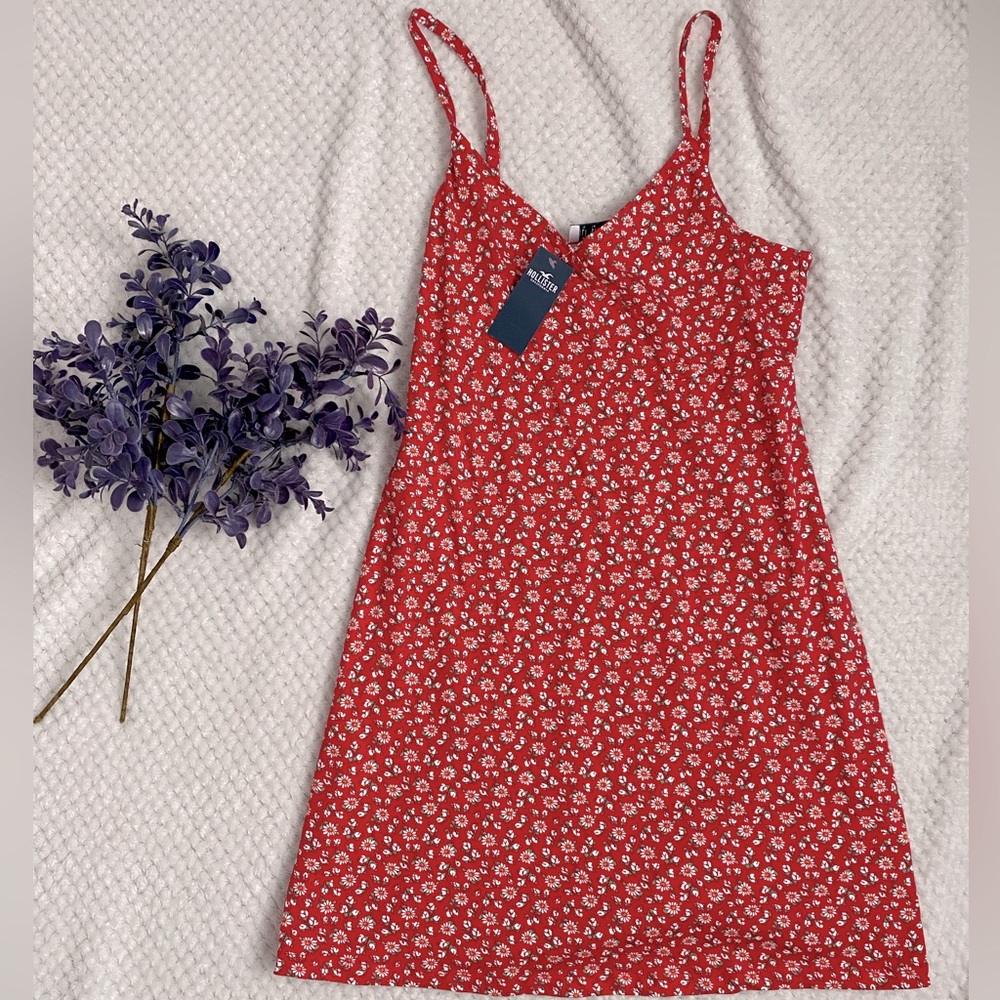 Red Floral Dress